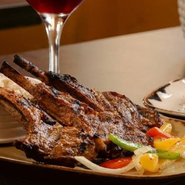 Butter Garlic Lamb Chops.
